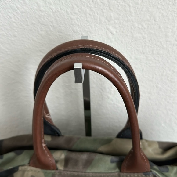 Camouflage Tote Bag with Brown Accents - Picture 3 of 8
